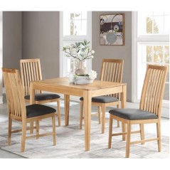 AM Dunmore Oak Dining Set